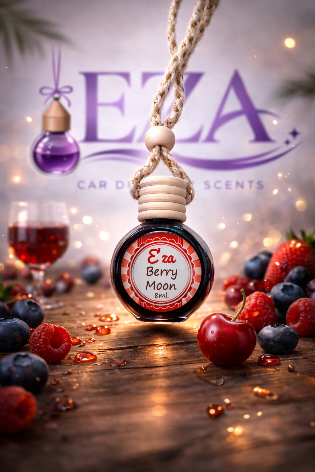 Berry moon car diffuser